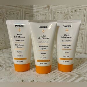 Lot of 3 Dermasil Melon Jelly Cleanser purify & soothe